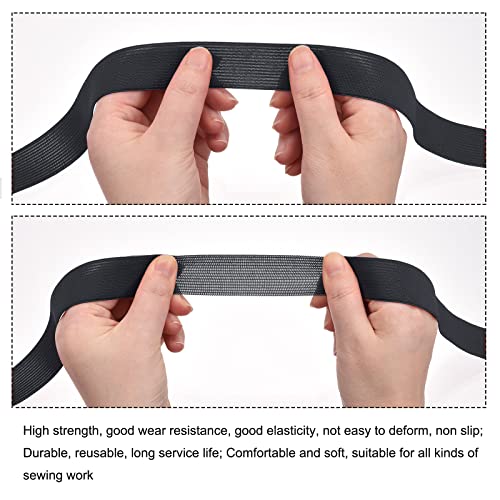 High Elasticity Grey Knit Elastic Spool - Perfect for Sewing, Wigs, Waistbands, and More - 10 Yards