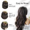 Wire Hair Extensions - Adjustable, Secure Clips, Long Wavy Balayage for Effortless Elegance! 💁‍♀️🌟