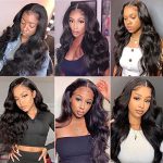 Body Wave Lace Front Wigs - 26 Inch Brazilian Virgin Human Hair for Black Women, Pre Plucked with Baby Hair