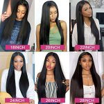 TOMYEUS Natural Black Synthetic Lace Wig - 18-28 Inch Long Straight Wig for Women, Perfect for Daily Elegance