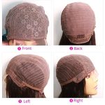 MDL Hair 28 Inch 4x4 Lace Front Body Wave Human Hair Wigs - Brazilian Virgin Hair, 130% Density for Natural Glam