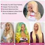 Golden Glow Collection: 613 Honey Blonde Body Wave Bundles with Lace Closure - Brazilian Virgin Human Hair for Radiant Styles