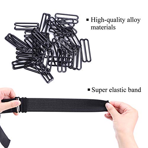 Secure Style Delight: 5Pcs Adjustable Elastic Bands for Wigs - Non-Slip Straps for Effortless Wig Fixation (3.0A-5PCS)