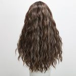 Smilco Synthetic Lace Front Wigs: HD Lace, 26-Inch Long Curly Hair