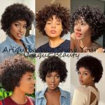 Afro Bomb Curly Wig with Bangs - 8 Inch Natural Brown Synthetic Wig for Black Women - Perfect for Daily, Party, and Costume Wear