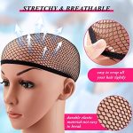 eboot 3 Pack Wig Caps: Versatility in Neutral Nude Beige and Black Mesh for Ultimate Comfort
