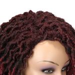 Short Dreadlock Wigs: Embrace Your Unique Style with Afro Twisted Burgundy Curly Dreadlocks