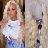 Lovestory's #613 Blonde Synthetic Wig – Heat Resistant, Long Loose Curls for Effortless Glamour
