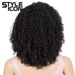 Style Icon 13.5” Short Curly Wig - Bouncy Fluffy Kinky Synthetic Afro Wig