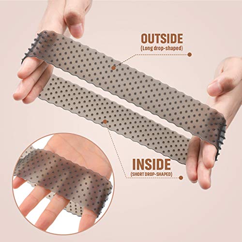 Secure Your Style with 2 Pieces Silicone Grip Wig Bands – Adjustable Non-Slip Wig Headbands for Men and Women