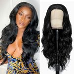 Get Effortless Elegance with Cerisun Hair Glueless 13x3 Synthetic Lace Front Wigs - Real Natural Body Wave Wig