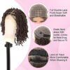 Kalyss's 12" Locs Braided Wig – Unleash Confidence with a Natural and Easy-to-Install Lace Frontal Braid Wig