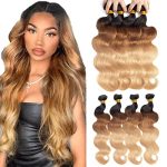 Revitalize Your Look with 12A Grade Ombre Brazilian Body Wave Hair – Stunning T1B/30/27 Color for Effortless Elegance