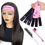 Lace Melting Band 5-Piece Set - Adjustable Wig Elastic Band for Seamless Wig Install, Edges Wrapping, and Salon-Style Perfection