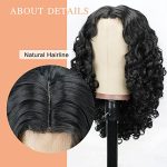 Short Curly Afro Wig for Black Women - Shoulder Length Bob Wig for Effortless Style with Heat-Resistant Synthetic Fiber