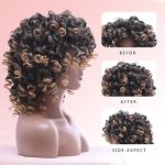 Flaunt Your Style with Short Curly Wigs - Bouncy and Lightweight, Perfect for Daily and Party Use
