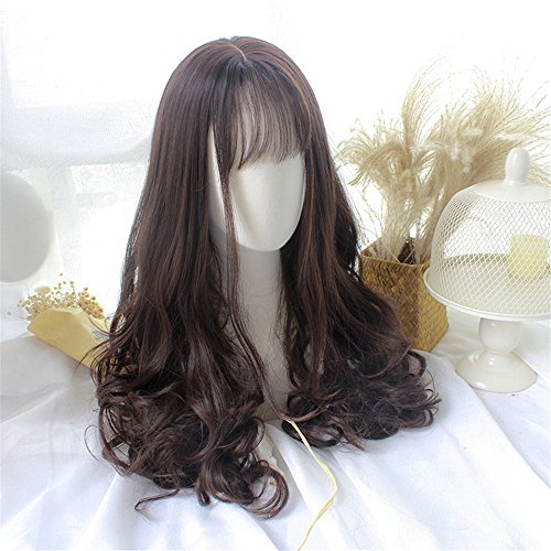 Long Curly Wig – Heat Resistant, Natural-Looking Wavy Hair for Stunning Cosplay and Costume Parties