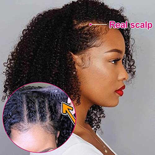 UNICE 10A Afro Kinky Curly U Part Wig – Unleash Your Natural Beauty with 1x4 Inch Leave Out and Scalp Protection