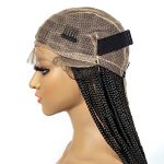 Lightweight Cornrow Braid Braided Wig - 24 Inches Full Lace Front for a Refreshing Look