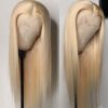 QD-Tizer's 24-Inch Blonde Lace Front Wig – Versatile Styles, Soft as Human Hair, Perfect for All Occasions