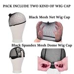 23 Inch Canvas Wig Mannequin Head – Complete Wig Making Set with Tripod Stand and Essential Accessories