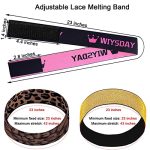 2PCS Lace Melting Bands for Effortless Wig Install - Adjustable Wig Bands for All Head Sizes