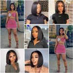 ORIGINAL QUEEN 12-Inch Wear & Go Glueless Bob Straight Wig - Quick and Easy Beauty for Busy Women