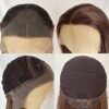 Brown Color Lace Front Wigs - Long Straight Heat Resistant Synthetic Elegance for Fashion Women 🌟💁‍♀️