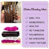 AIDUSA's 24-inch Ombre Gray Jumbo Braiding Hair - 5pcs Synthetic Extensions for Stunning Box Braids and Crochet Styles
