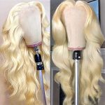Radiant Blonde Beauty: ANNELBEL 613 Body Wave Lace Front Wig – HD Transparent Lace, Effortless Elegance (24 Inch)