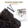 Clip-In Natural Hair Extensions - 20 Inch Long Wavy 4PCS in Dark Ash Blonde Mixed Bleach Blonde for Instant Volume and Glamour