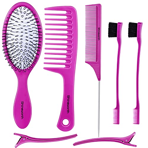 Unlock Wig Elegance with the Ultimate 7-Piece Wig Brush Comb Set