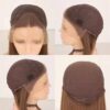 UNIQUEWIG's 24" Dark Brown Silky Straight Synthetic Lace Front Wig