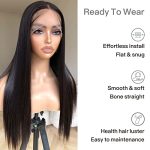 26-Inch Straight Lace Front Wig - Pre Plucked, Ready to Wear, Glueless 13X5X1 HD Lace Front Wig