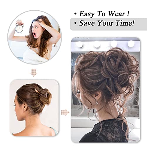 Revamp Your Look Instantly with Messy Bun Hair Piece - Effortless Elegance for Every Occasion