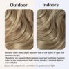 SARLA Ombre Invisible Wire Hair Extension - Adjustable Wavy Curly Hairpiece, Perfect for Effortless and Damage-Free Hairstyles