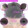Atilck's 13x4 HD Frontal Bob Wig - 180% Density Short Bob Human Hair Wig for Black Women in Natural Color (10 Inch)