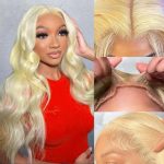 Effortless Elegance Collection: 613 Blonde Glueless Body Wave Lace Front Wigs – Instant Glam for Beginners (20 Inch)