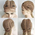 Ultimate Afro Braided Look with Extra Long Mixed Blonde Braided Lace Front Wig