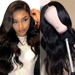 MDL Hair 28 Inch 4x4 Lace Front Body Wave Human Hair Wigs - Brazilian Virgin Hair, 130% Density for Natural Glam