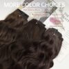 Long Wavy Clip-in Hair Extensions (20 Inches) - 4-Piece Set for Full Head Volume