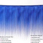 Dive into Elegance with Ombre Blue Human Hair Bundle – Experience the Allure of Pure Blue Colored Body Wave Extensions