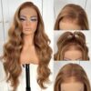 MITIMES 13x6 Highlight Ombre Lace Front Wig: Effortless Beauty in a Ready-to-Wear Honey Blonde Body Wave Wig