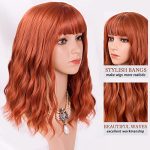14-Inch Short Wavy Bob Wig - Vibrant Copper Red, Beginner-Friendly, Perfect for Parties