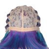 Long Curly Cosplay Wig with 2 Ponytails in Mesmerizing Blue and Purple Hues