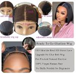 Discover Seamless Beauty with 5X5 Wear and Go Glueless Real HD Lace Closure Bob Wig - Ultra-Thin Swiss HD Lace, 200% Density Human Hair (12 Inch)
