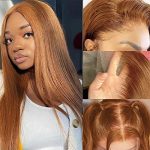 20 Inch #30 Colored Straight Wig for a Stunning Transformation