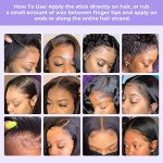 Hair Wax Stick with Melting Lace Wig Bands - 2.7 Oz Non-Greasy Slick Stick for Smooth Edges and Flawless Lace Melt (wax stick+2 bands)