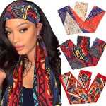3Pcs Satin Edge Laying Scarf: Versatile Silk Headband