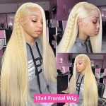 Blonde Glory with 180% Density 613 Lace Front Wig - 28 Inch Straight Beauty with HD Lace